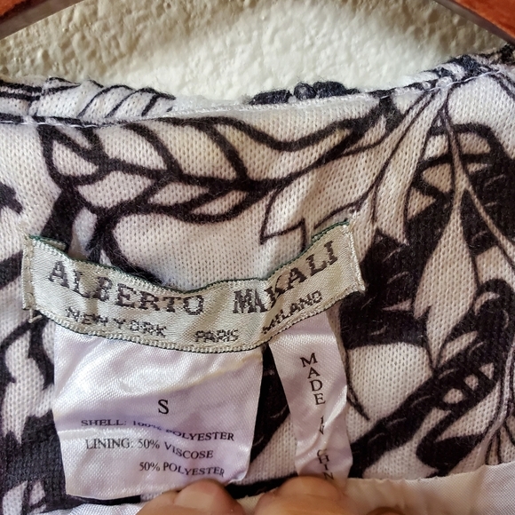 Alberto Makali Vintage Floral Ruffle Zip up jacket. Womens size S - Picture 2 of 6